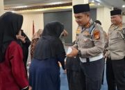 Satlantas Polres Metro Depok  Mengadakan Kegiatan Sosial Menyantuni Anak Yatim Piatu