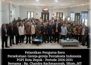 Pelantikan Pengurus  Persekutuan Gereja-gereja Pentakosta Indonesia (PGPI)  Kota Depok