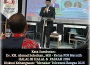 HALAL BI HALAL & PASKAH 2026 melalui Diskusi Kebangsaan bertajuk “Menakar Toleransi Bangsa” yang digelar di Kapel GBI Maranatha Cinere